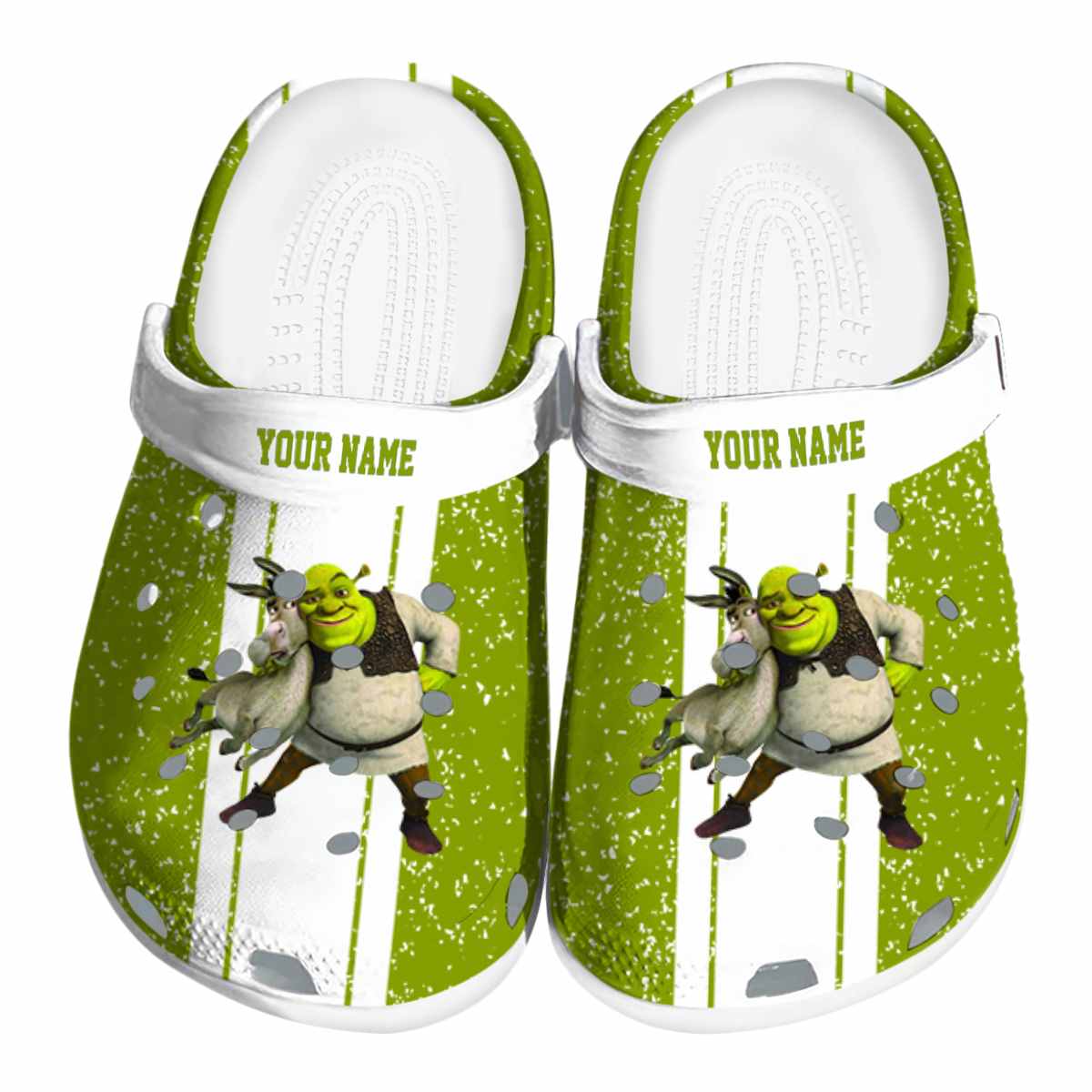 Shrek Cartoon Crocs, Shrek Comfortable For Men Women And Kids 81