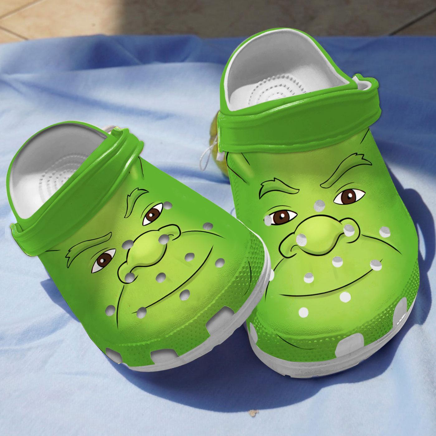 Shrek Cartoon Crocs, Shrek Comfortable For Men Women And Kids 61