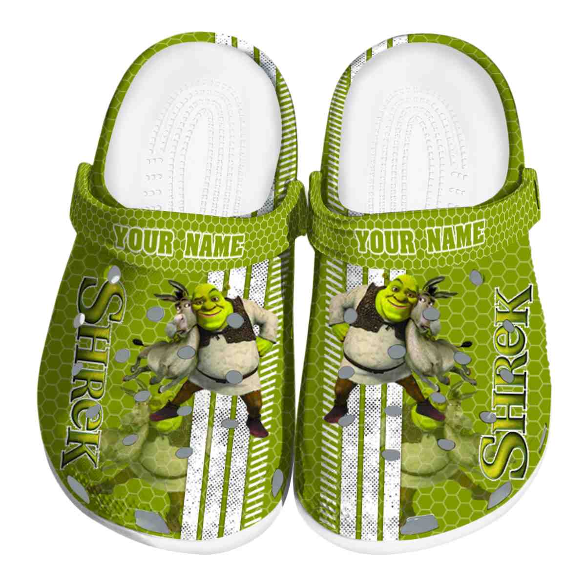 Shrek Cartoon Crocs, Shrek Comfortable For Men Women And Kids 6