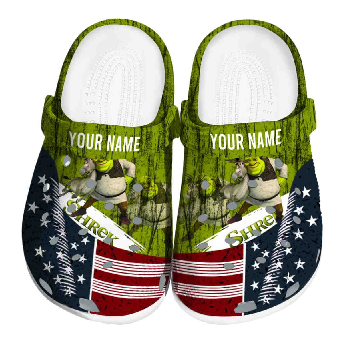 Shrek Cartoon Crocs, Shrek Comfortable For Men Women And Kids 5
