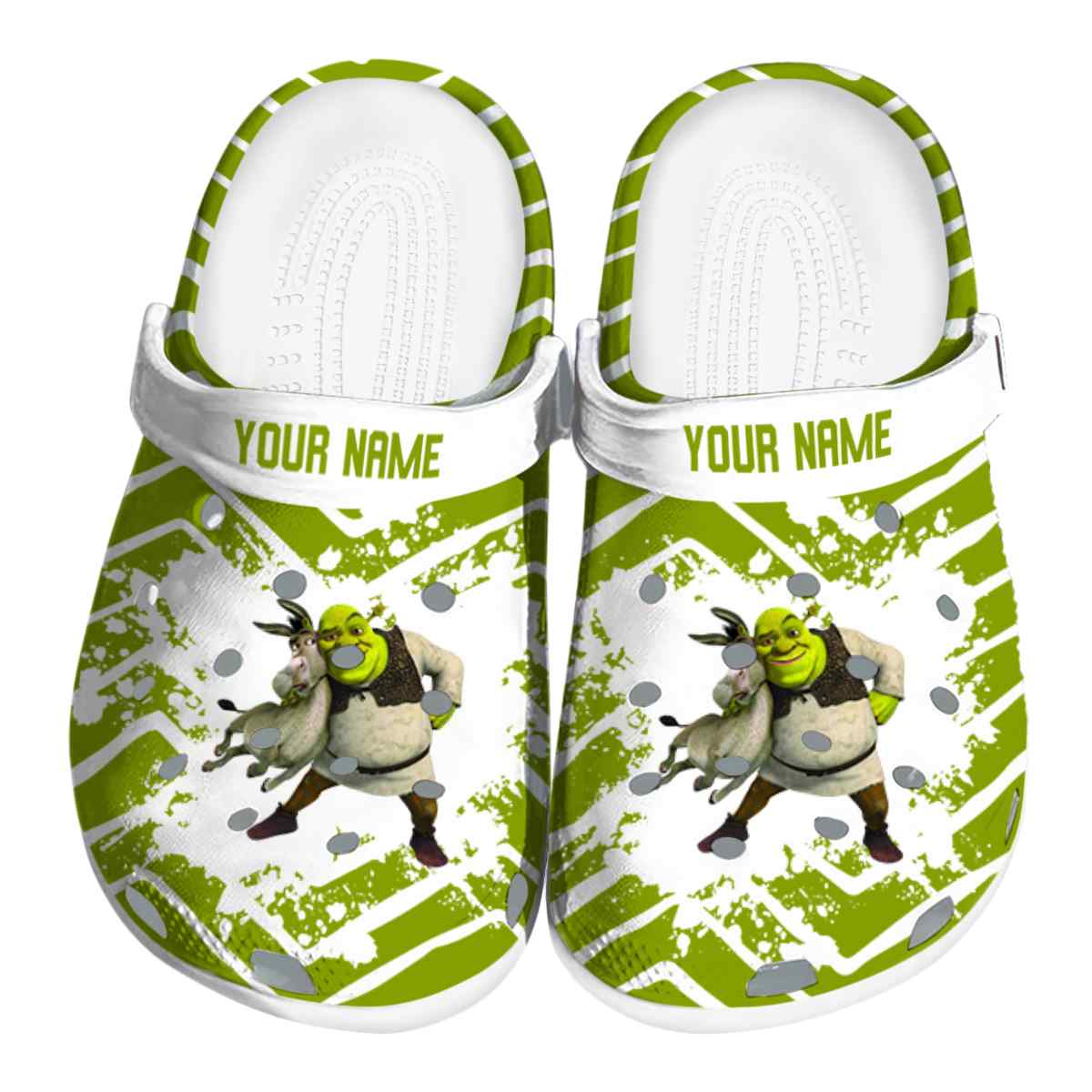 Shrek Cartoon Crocs, Shrek Comfortable For Men Women And Kids 4