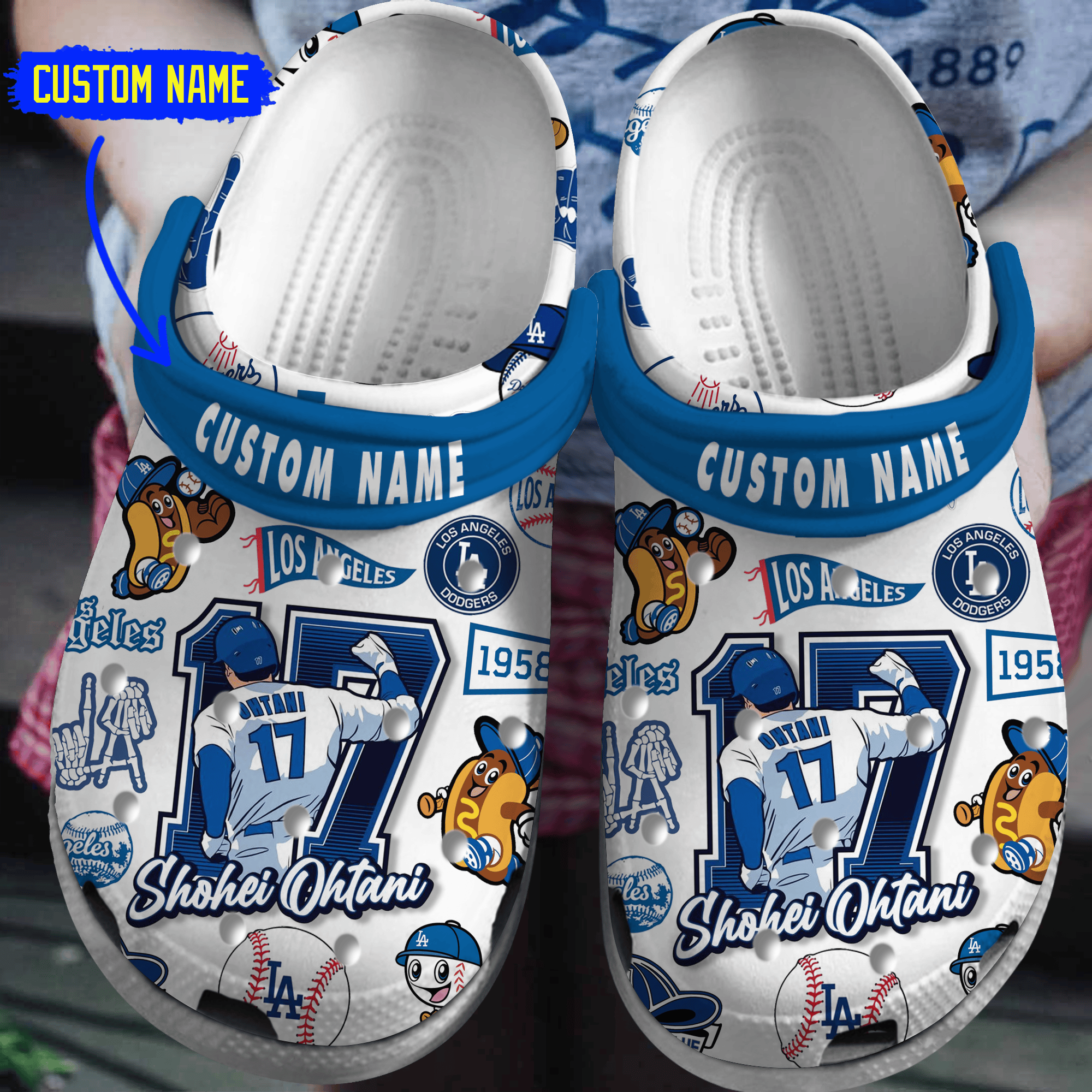 Shohei Ohtani Los Angeles Dodgers 2025 MLB Sport Crocs, Shohei Ohtani Los Comfortable For Men Women And Kids