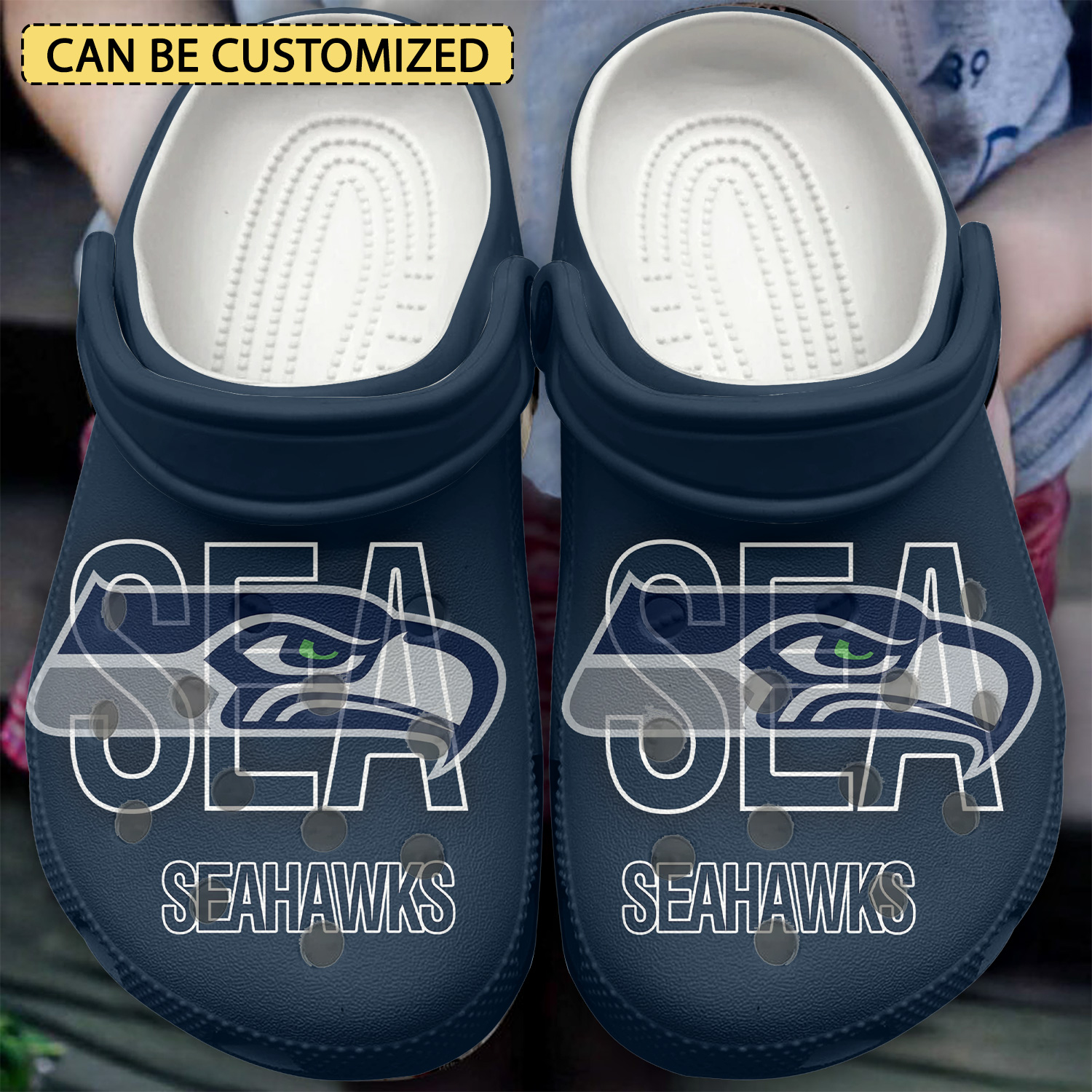Seattle Seahawks Nfl Sport Crocs, Seattle Seahawks Comfortable For Men Women And Kids 31