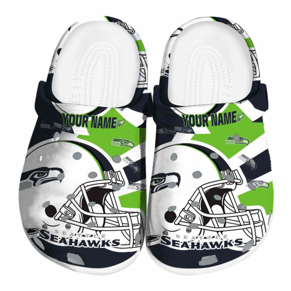 Seattle Seahawks Nfl Sport Crocs, Seattle Seahawks Comfortable For Men Women And Kids 68