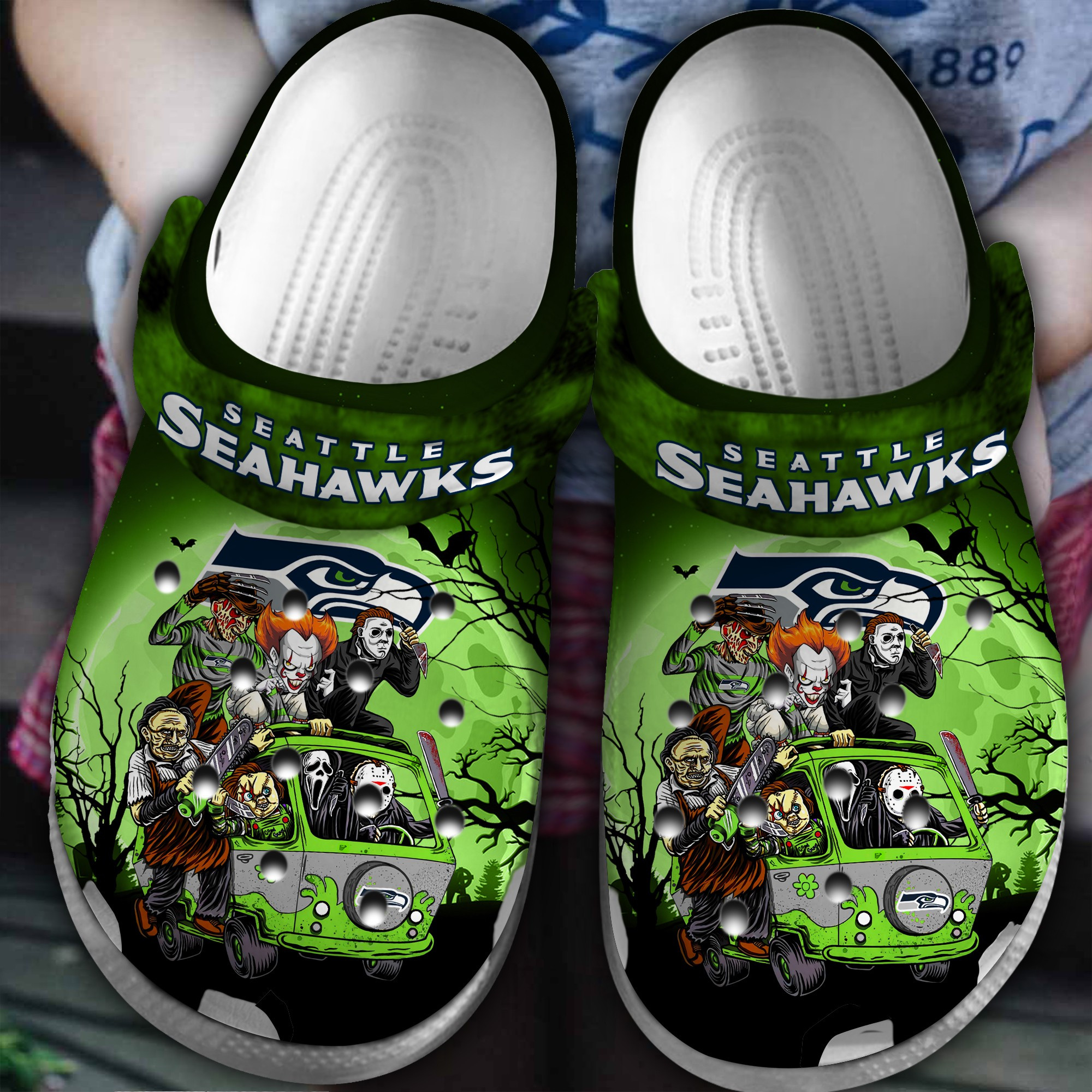 Seattle Seahawks Nfl Sport Crocs, Seattle Seahawks Comfortable For Men Women And Kids 77
