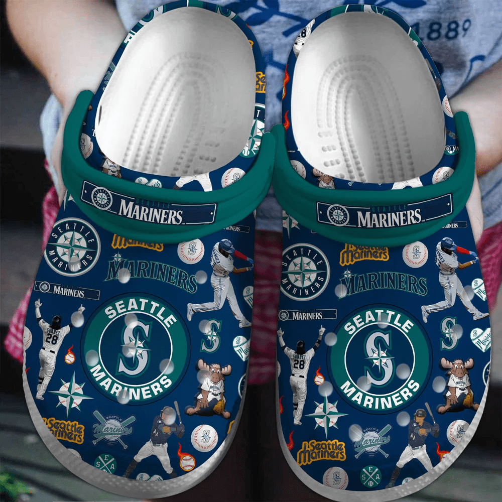 Seattle Mariners Baseball Team 2025 MLB Sport Crocs, Seattle Mariners Comfortable For Men Women And Kids 20