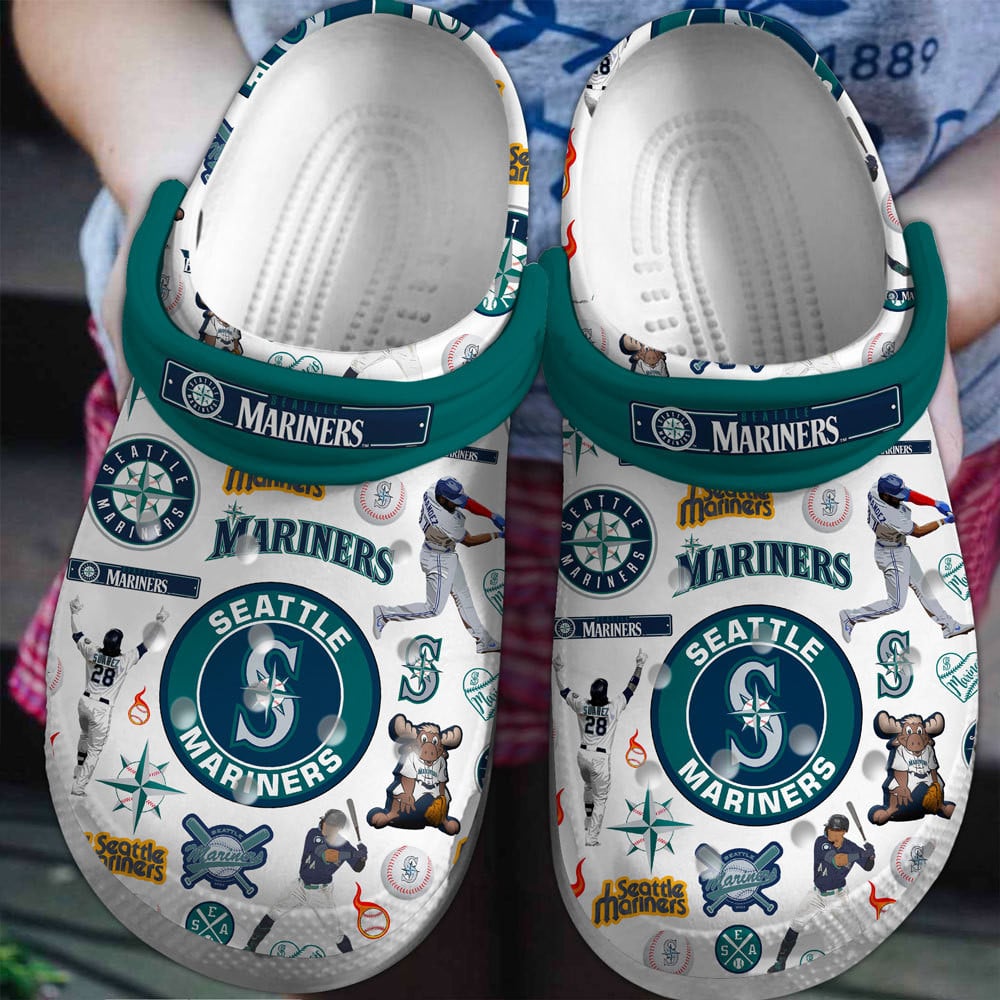 Seattle Mariners Baseball Team 2025 MLB Sport Crocs, Seattle Mariners Comfortable For Men Women And Kids 19