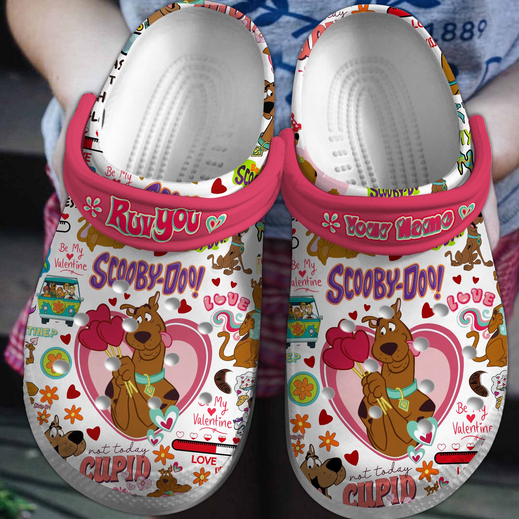 Scooby Doo Cartoon Crocs, Scooby Doo Comfortable For Men Women And Kids 14