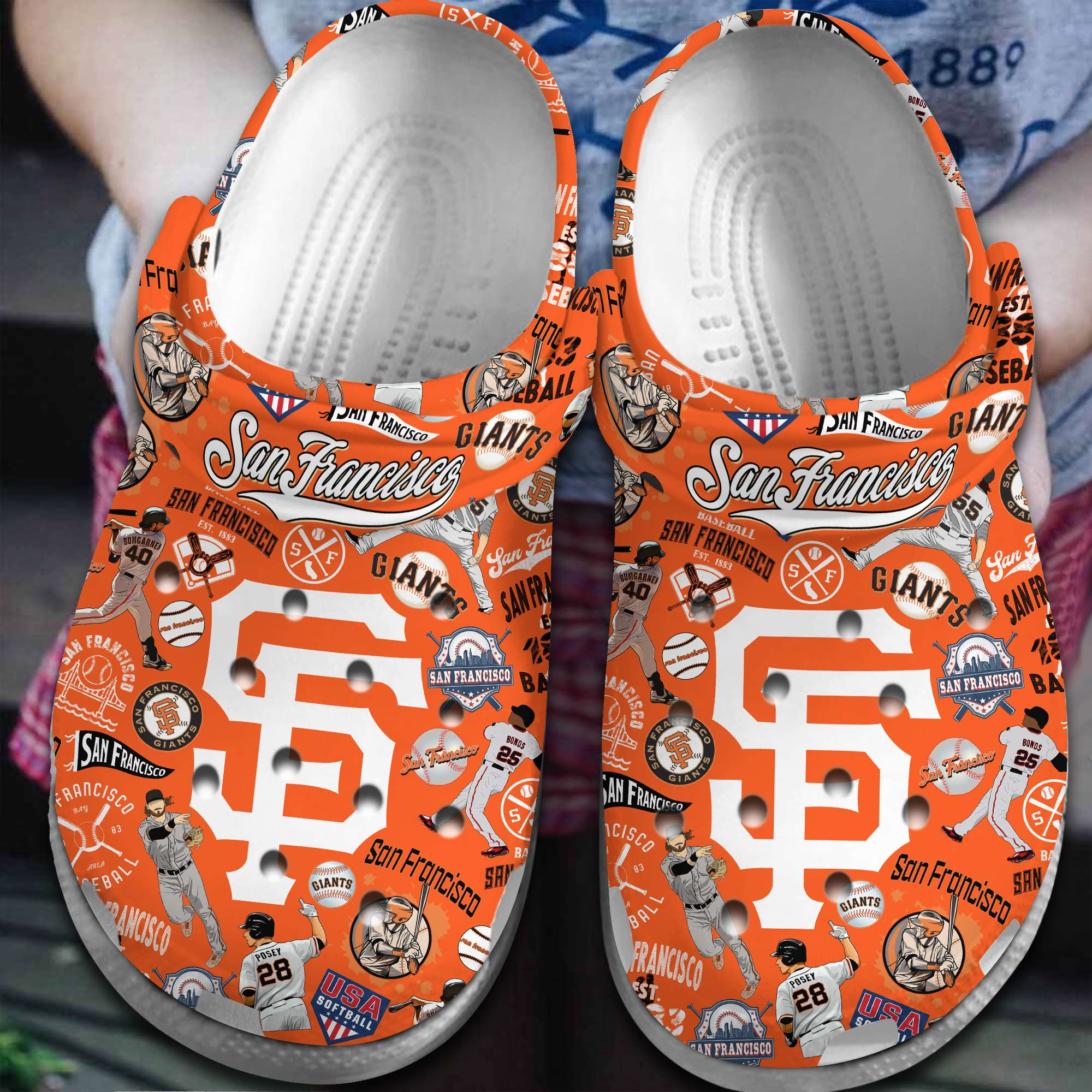 San Francisco Giants MLB Crocs, San Francisco Giants Comfortable For Men Women And Kids 87
