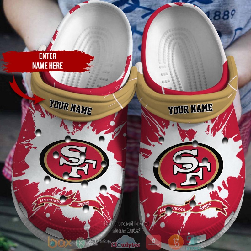 San Francisco 49Ers Nfl Sport Crocs, San Francisco 49Ers Comfortable For Men Women And Kids 6