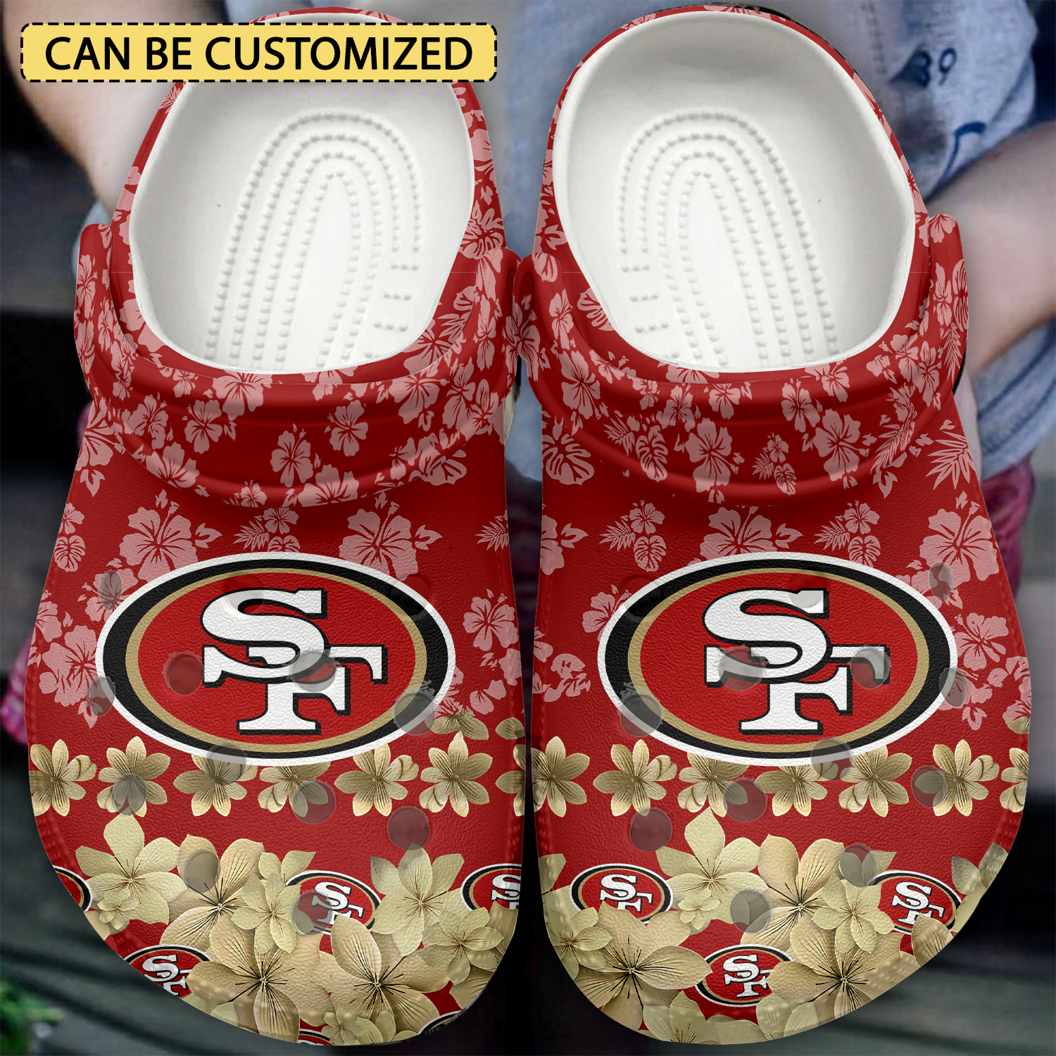 San Francisco 49Ers Nfl Sport Crocs, San Francisco 49Ers Comfortable For Men Women And Kids 13