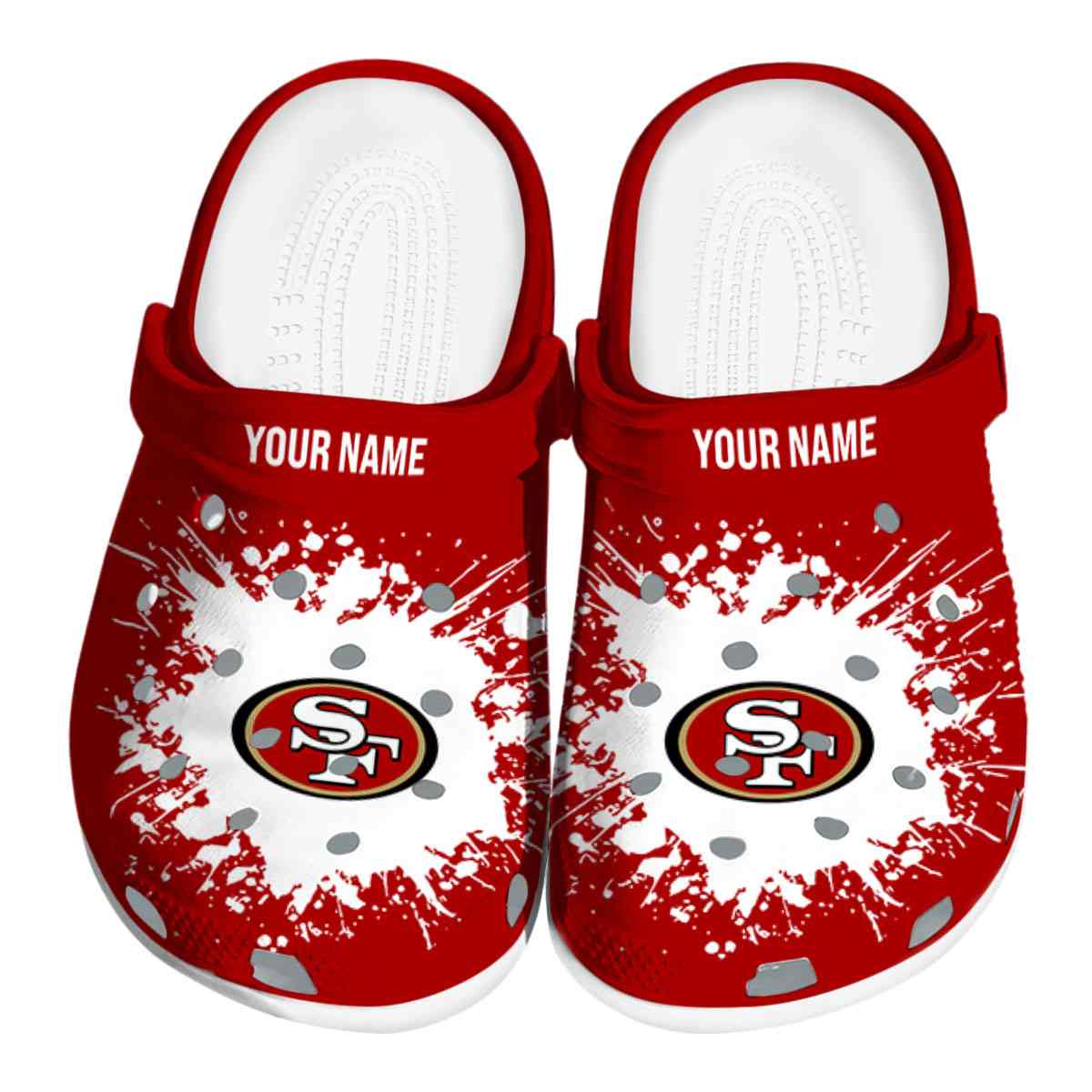 San Francisco 49Ers Nfl Sport Crocs, San Francisco 49Ers Comfortable For Men Women And Kids 21