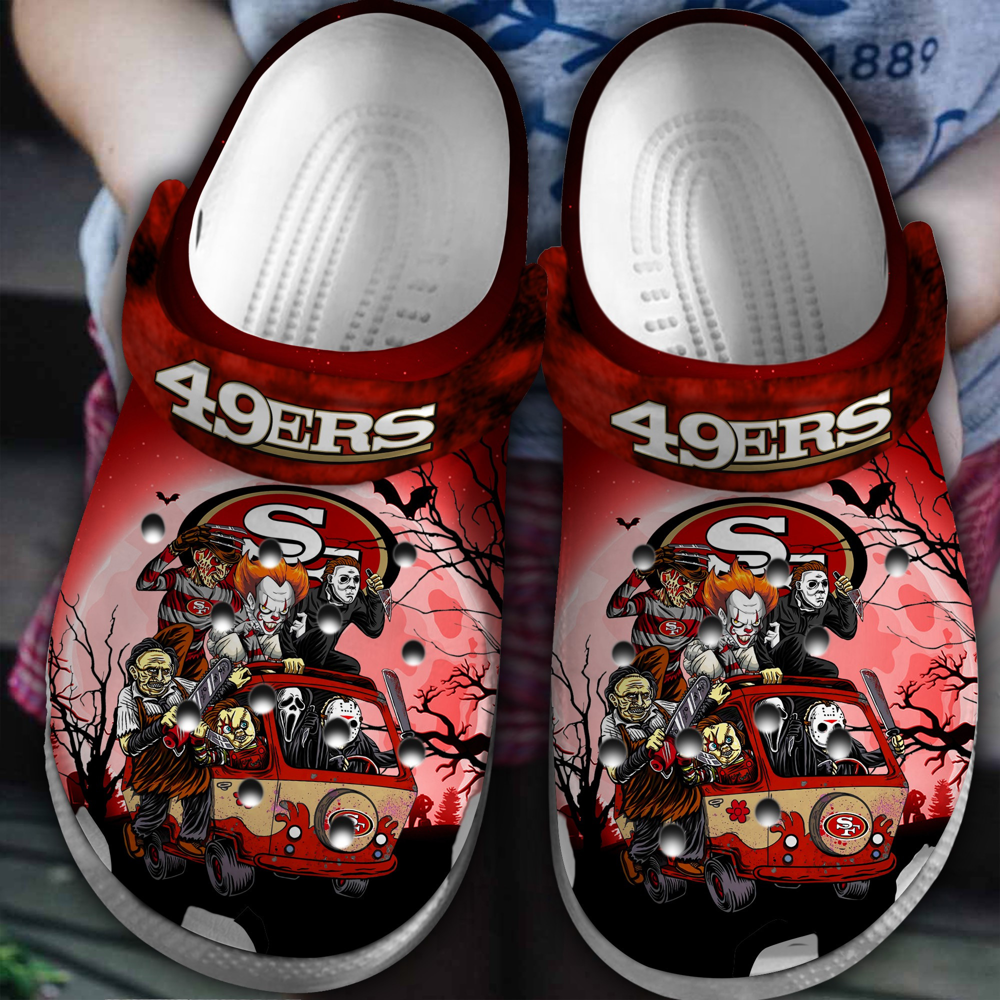 San Francisco 49Ers Nfl Sport Crocs, San Francisco 49Ers Comfortable For Men Women And Kids 57