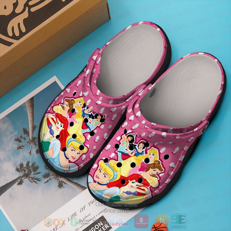 Princess Character Cartoon Crocs, Princess Character Comfortable For Men Women And Kids 36