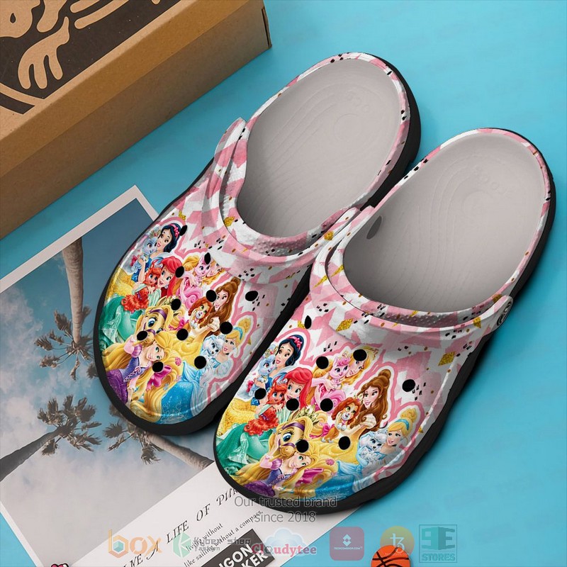 Princess Character Cartoon Crocs, Princess Character Comfortable For Men Women And Kids 34