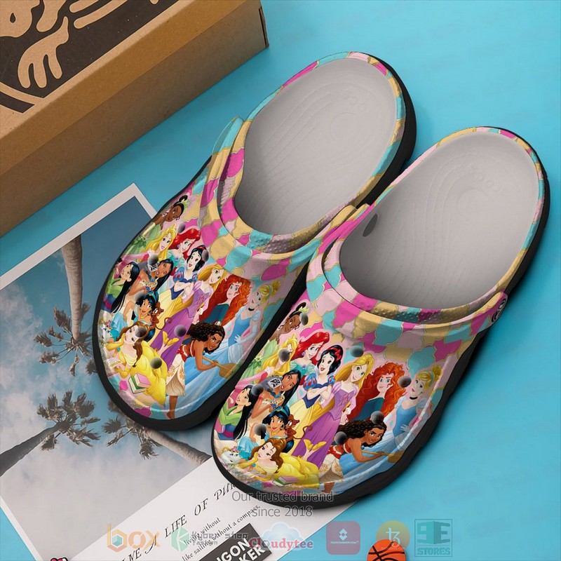 Princess Character Cartoon Crocs, Princess Character Comfortable For Men Women And Kids 31