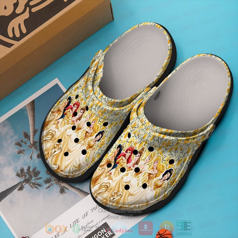Princess Character Cartoon Crocs, Princess Character Comfortable For Men Women And Kids 29