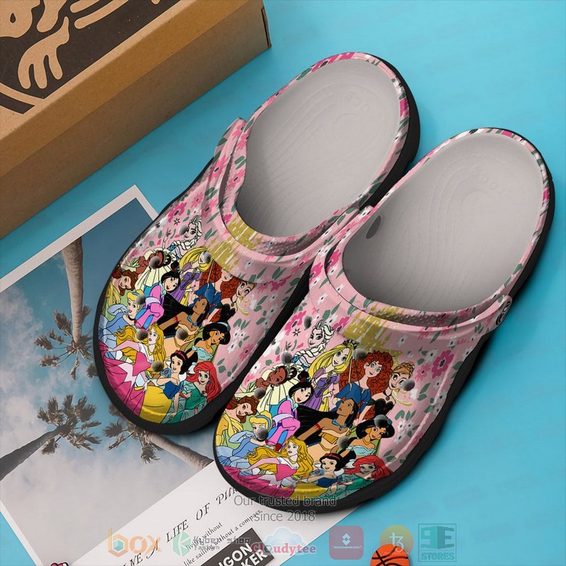 Princess Character Cartoon Crocs, Princess Character Comfortable For Men Women And Kids 47