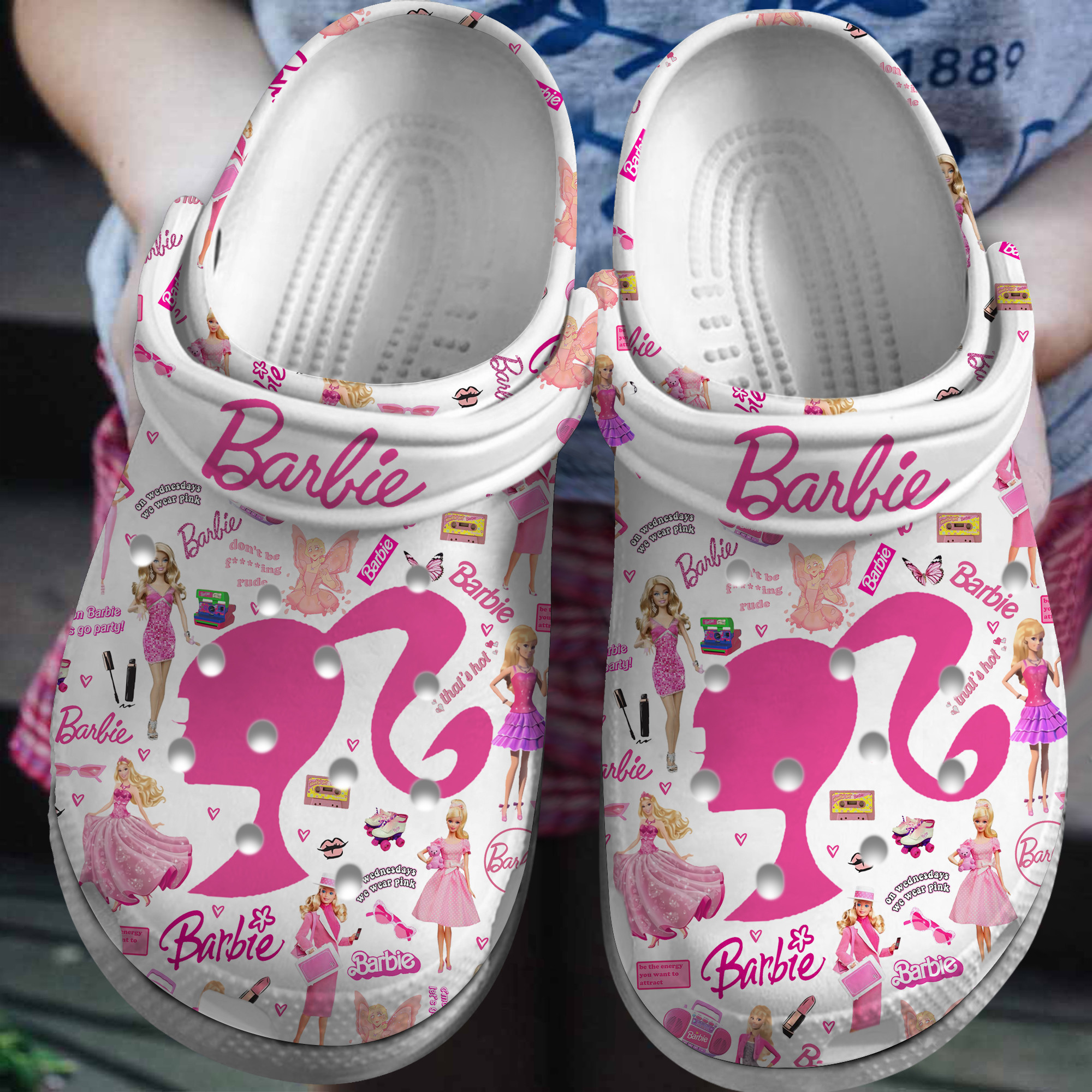 Barbie Cartoon Toy Crocs, Barbie Toy Comfortable For Men Women And Kids 85