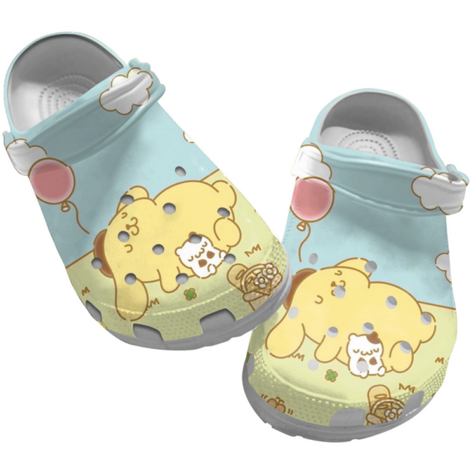 Pompompurin Cartoon Crocs, Pompompurin Comfortable For Men Women And Kids 1