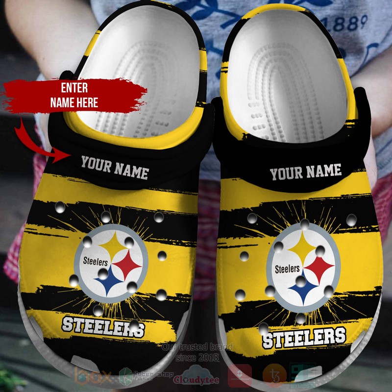 Pittsburgh Steelers Nfl Sport Crocs, Pittsburgh Steelers Crocs For Men Women And Kids 23