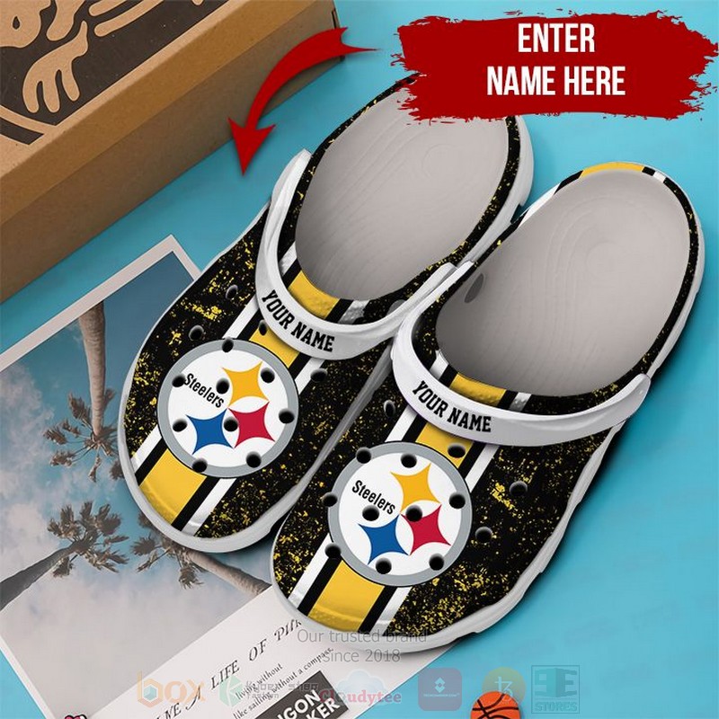 Pittsburgh Steelers Nfl Sport Crocs, Pittsburgh Steelers Crocs For Men Women And Kids 48
