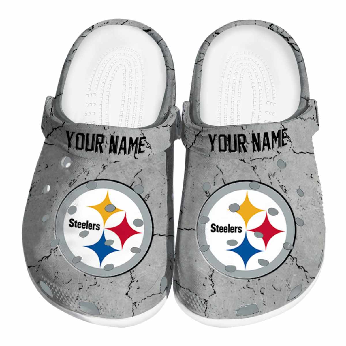 Pittsburgh Steelers Nfl Sport Crocs, Pittsburgh Steelers Crocs For Men Women And Kids 47