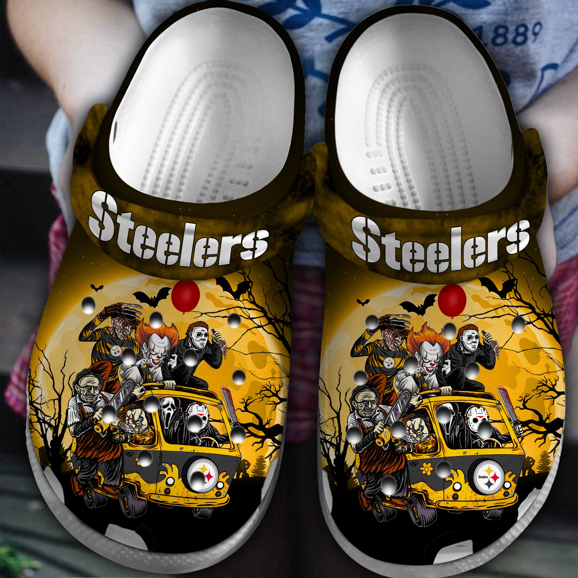 Pittsburgh Steelers Nfl Sport Crocs, Pittsburgh Steelers Crocs For Men Women And Kids 68