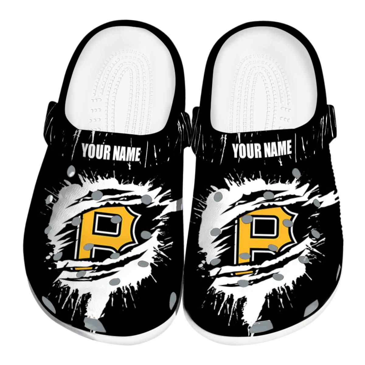 Pittsburgh Pirates MLB Crocs, Pittsburgh Pirates Comfortable For Men Women And Kids 24
