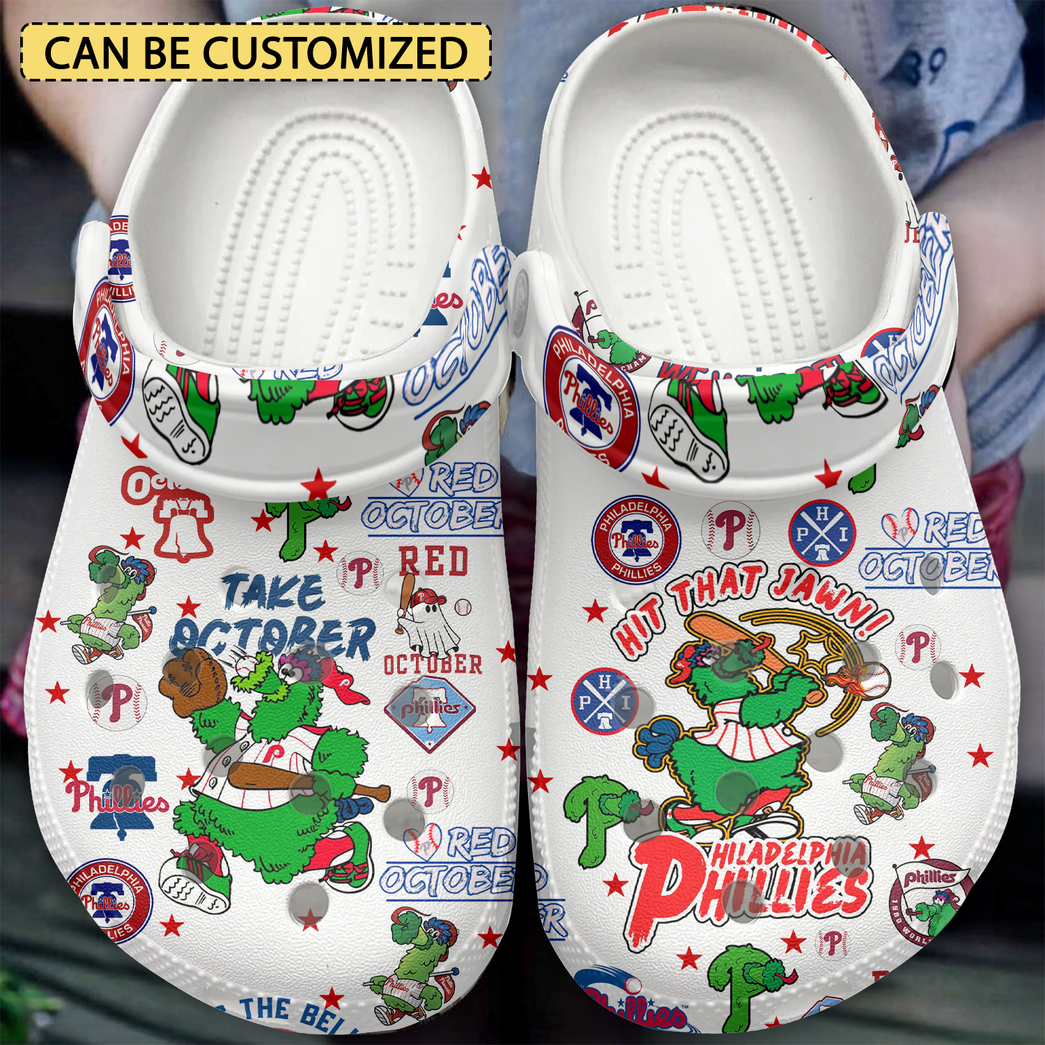 Philadelphia Phillies MLB Crocs, Philadelphia Phillies Comfortable For Men Women And Kids 52
