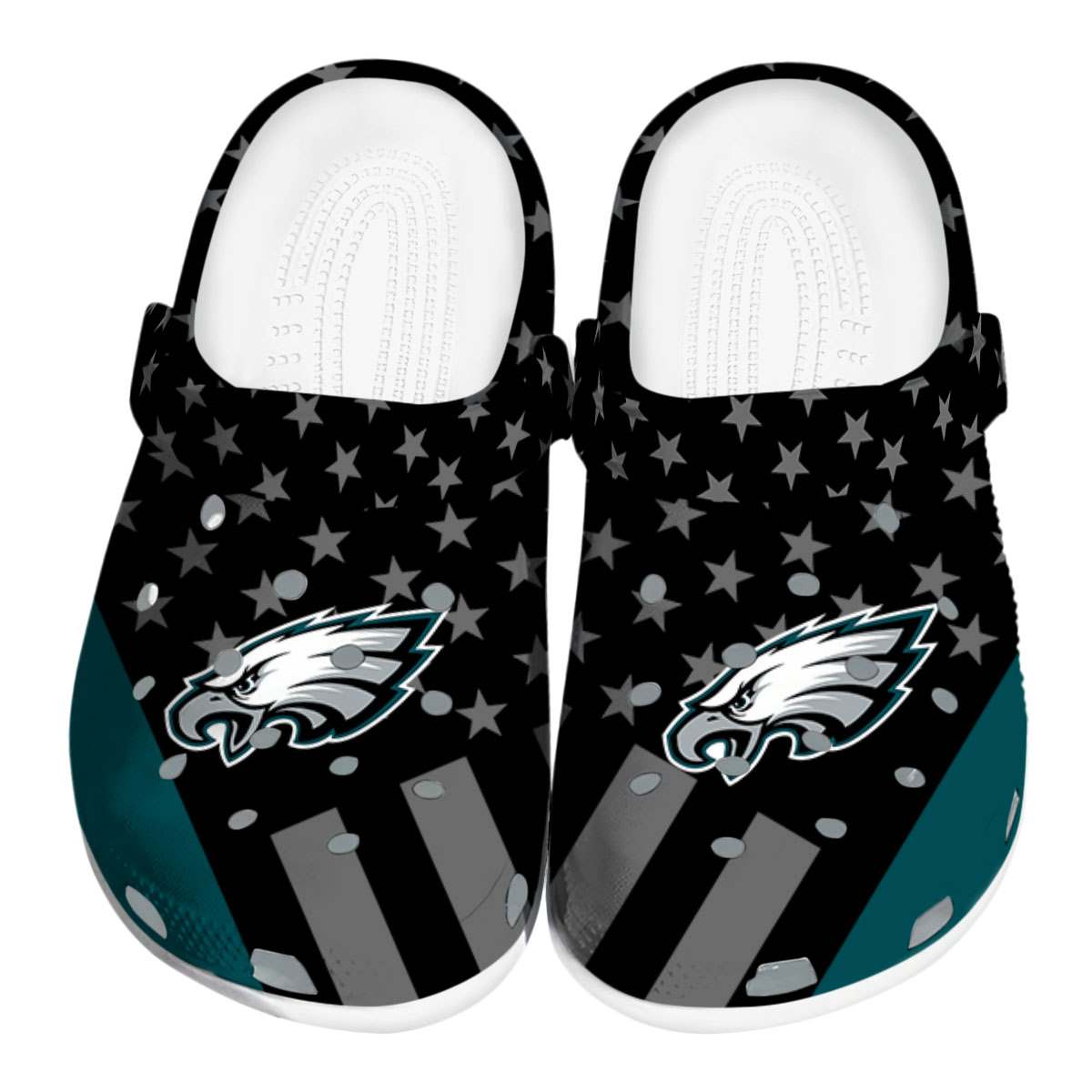 Philadelphia Eagles Nfl Sport Crocs, Philadelphia Eagles Comfortable For Men Women And Kids 57