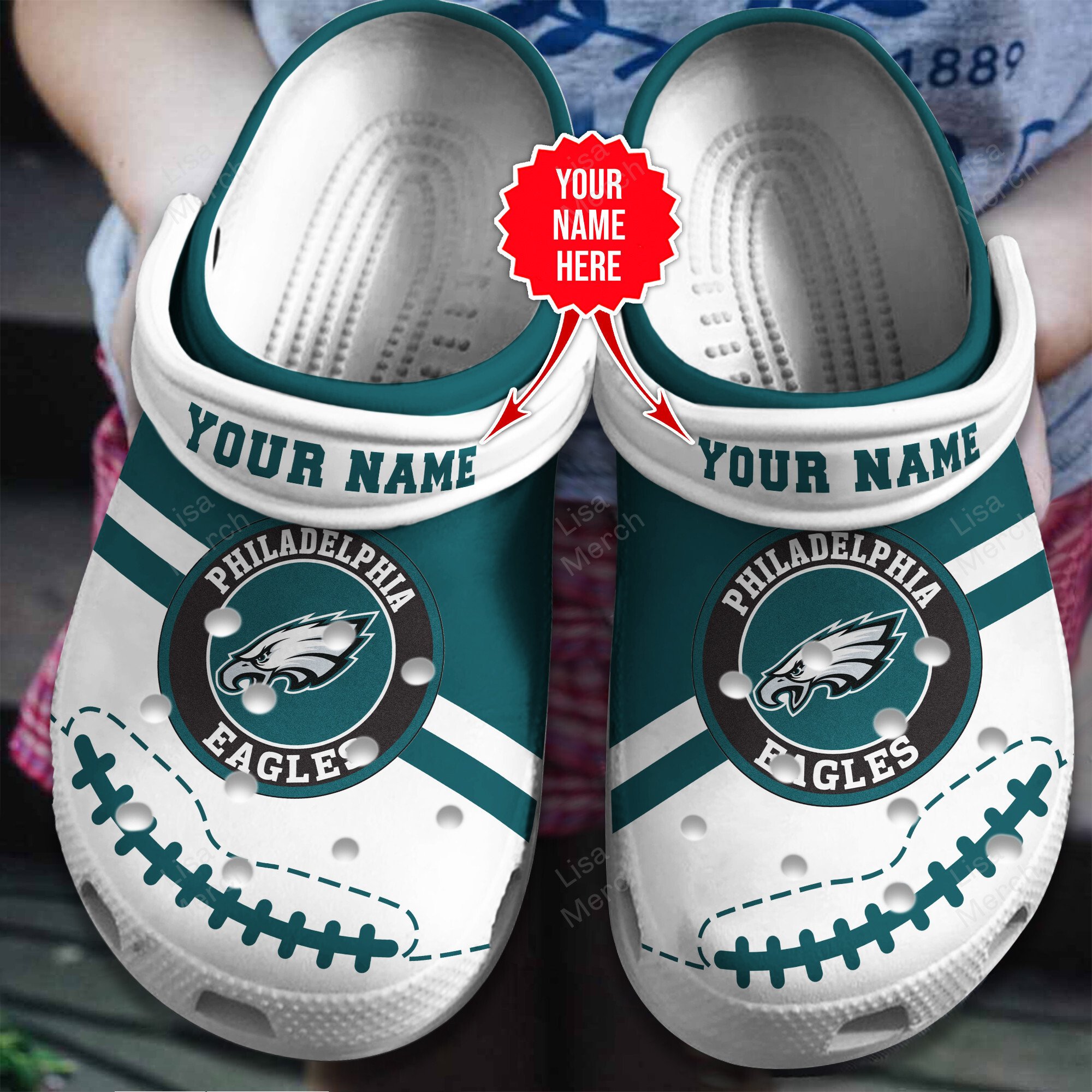 Philadelphia Eagles Nfl Sport Crocs, Philadelphia Eagles Comfortable For Men Women And Kids 87