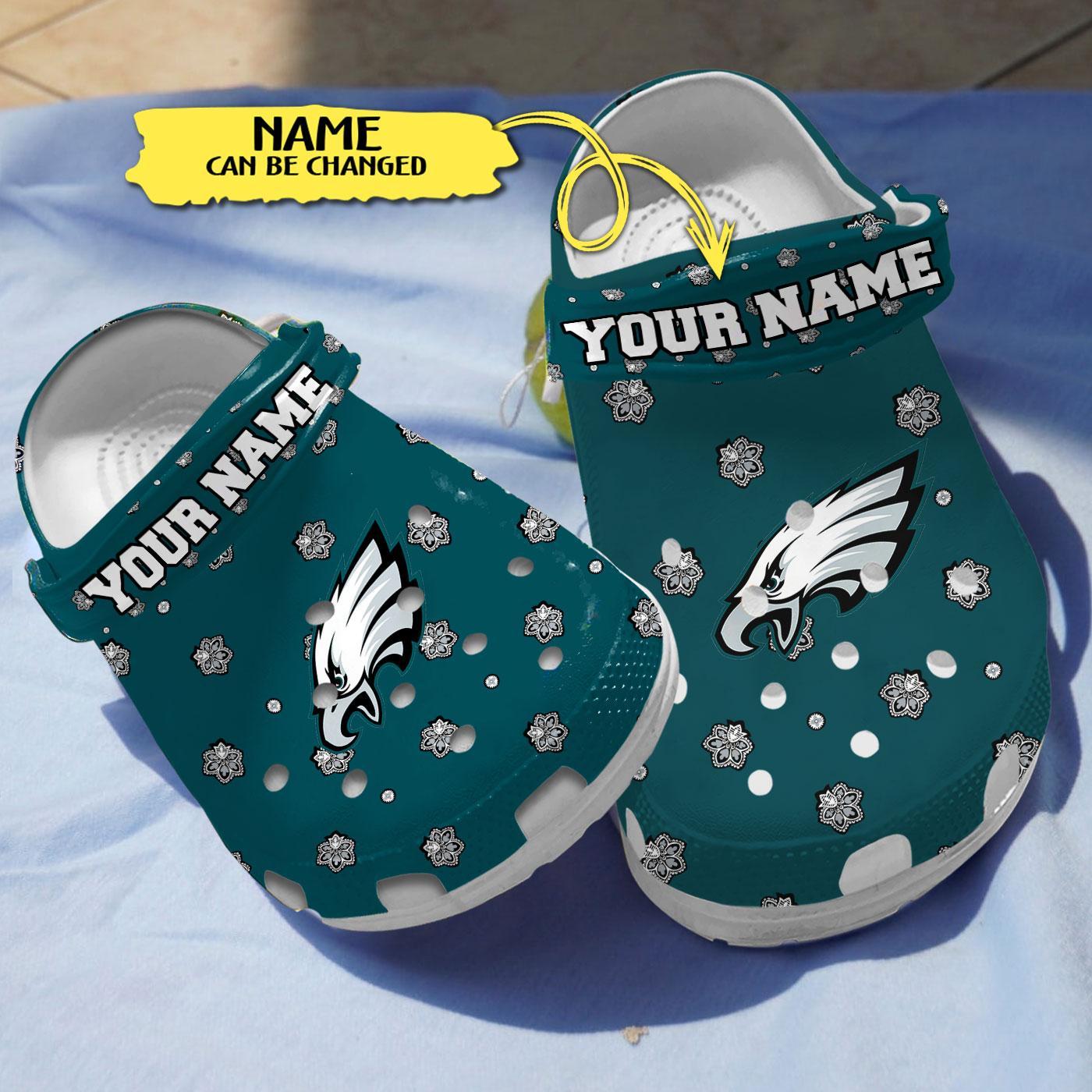 Philadelphia Eagles Nfl Sport Crocs, Philadelphia Eagles Comfortable For Men Women And Kids 79