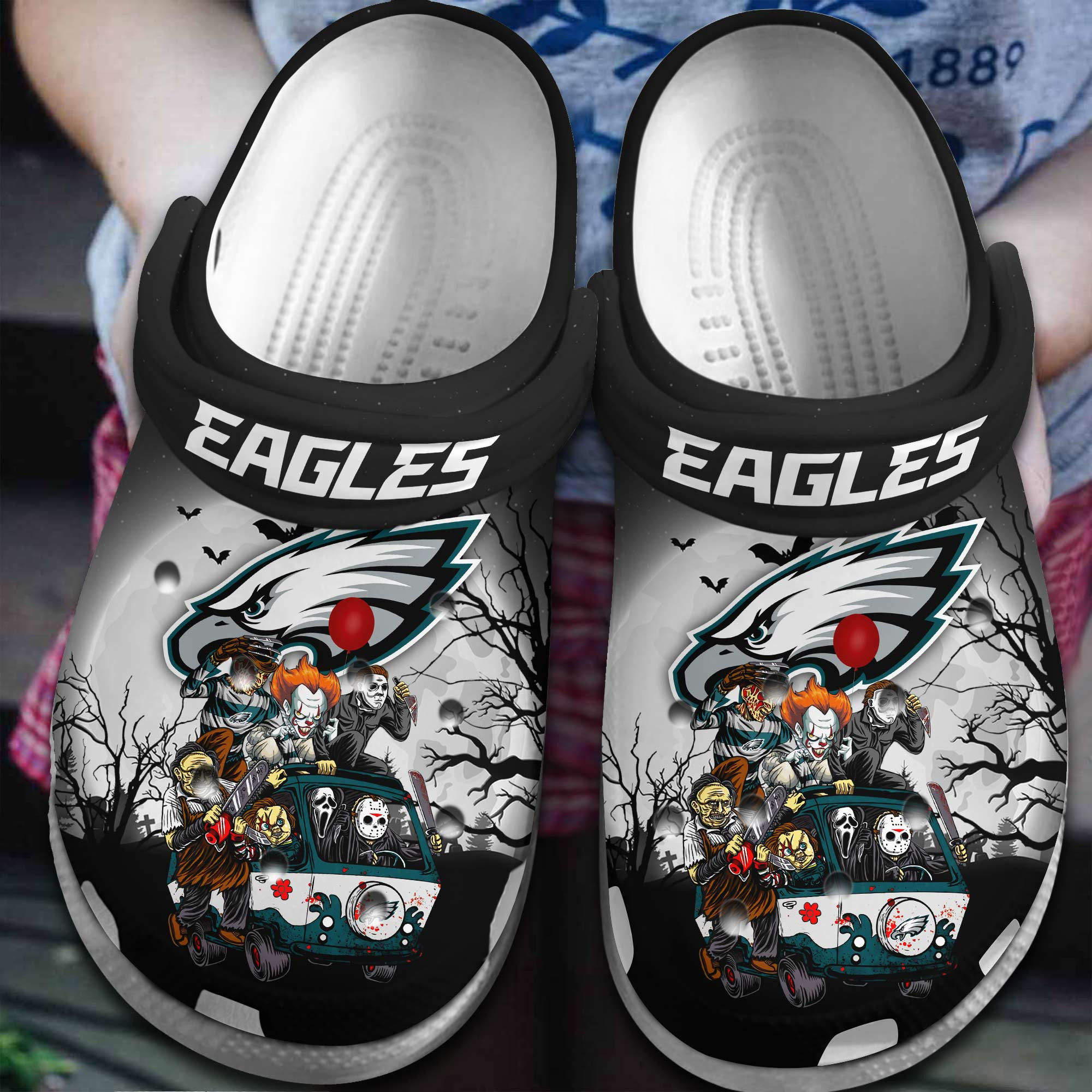 Philadelphia Eagles Nfl Sport Crocs, Philadelphia Eagles Comfortable For Men Women And Kids 91
