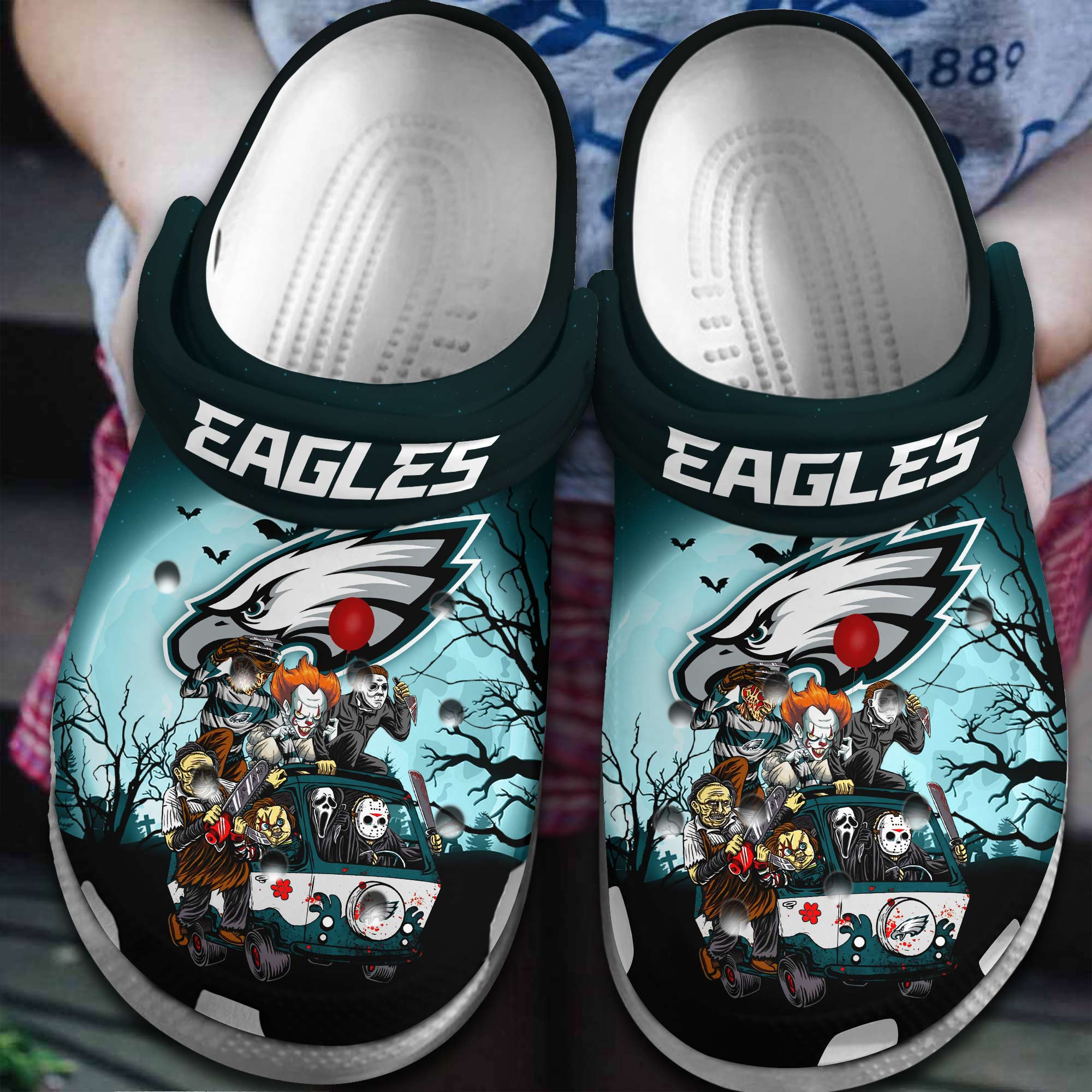Philadelphia Eagles Nfl Sport Crocs, Philadelphia Eagles Comfortable For Men Women And Kids 96