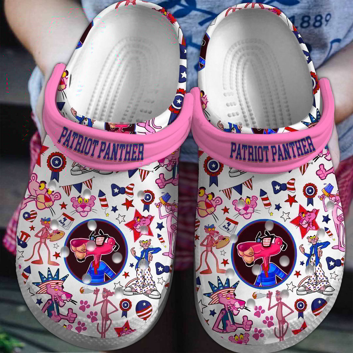 Patriot Panther The Pink Panther Show Cartoon, Patriot Panther Comfortable For Men Women And Kids
