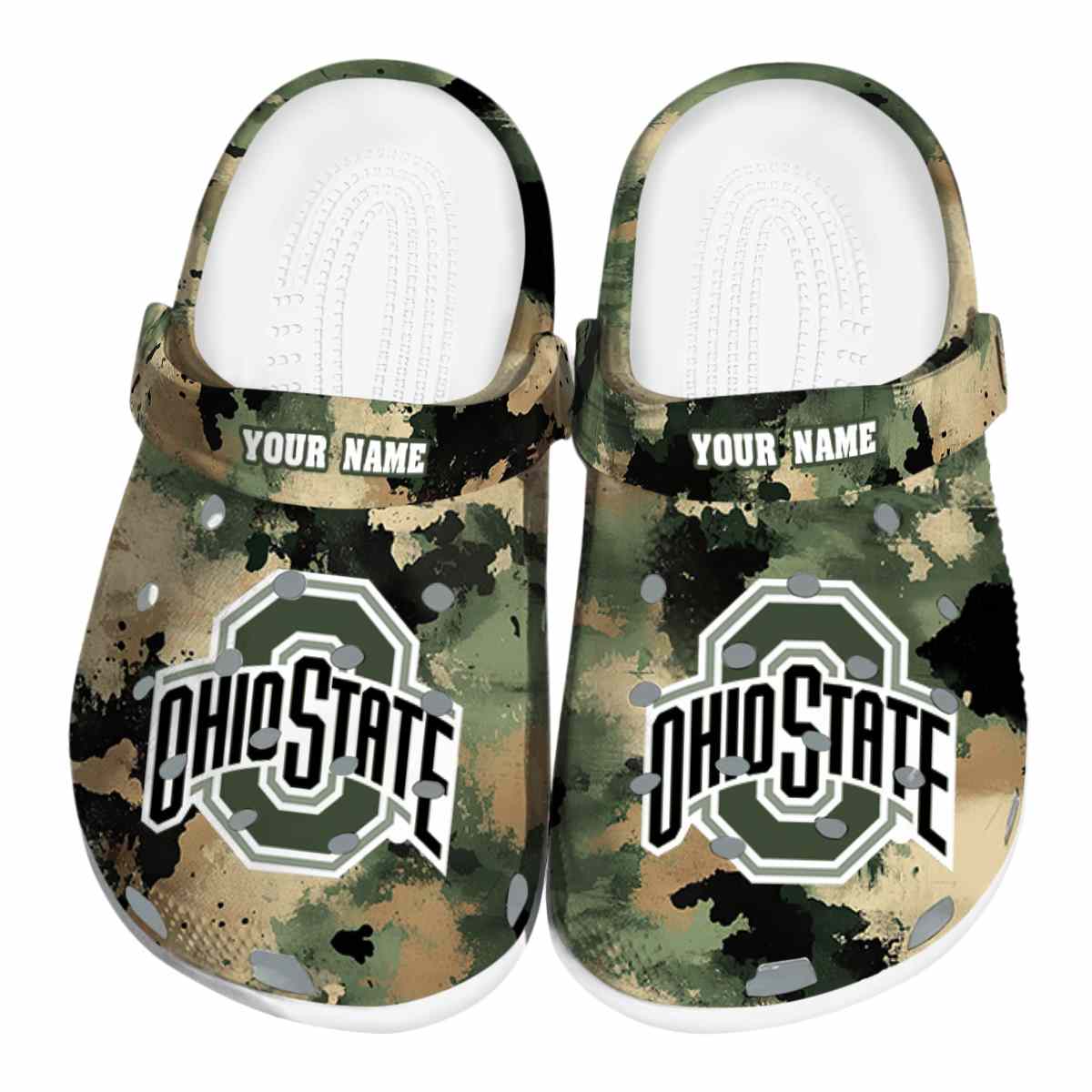 Ohio State Buckeyes 2025 NCAA Sport Crocs, Ohio State Buckeyes For Men Women And Kids 76
