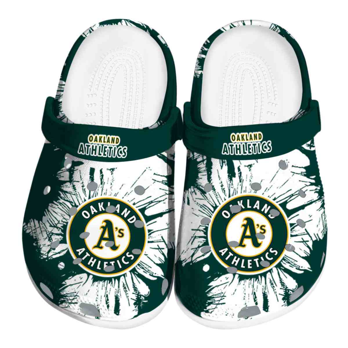 Oakland Athletics MLB Crocs, Oakland Athletics Comfortable For Men Women And Kids 97