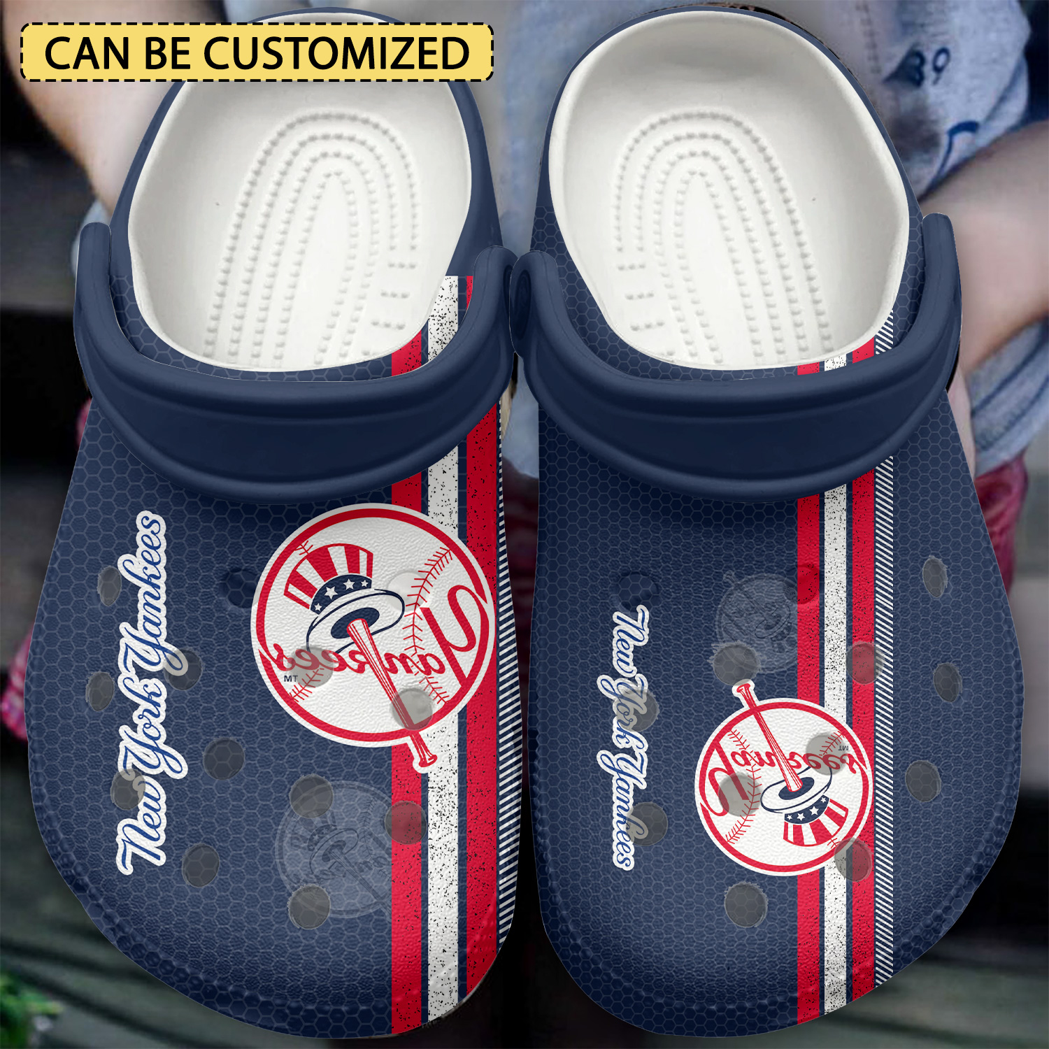 New York Yankees MLB Crocs, New York Yankees Comfortable For Men Women And Kids 57