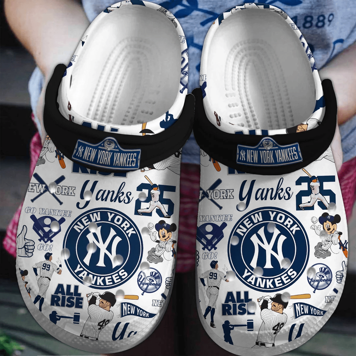 New York Yankees Baseball Team 2025 MLB Sport Crocs, New York Yankees Comfortable For Men Women And Kids