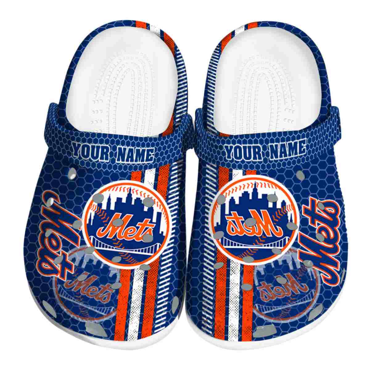 New York Mets MLB Crocs, New York Mets Comfortable For Men Women And Kids 41