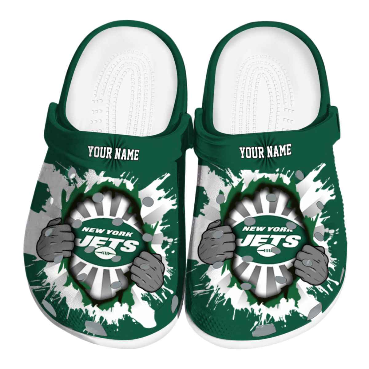 New York Jets Nfl Sport Crocs, New York Jets Comfortable For Men Women And Kids 20