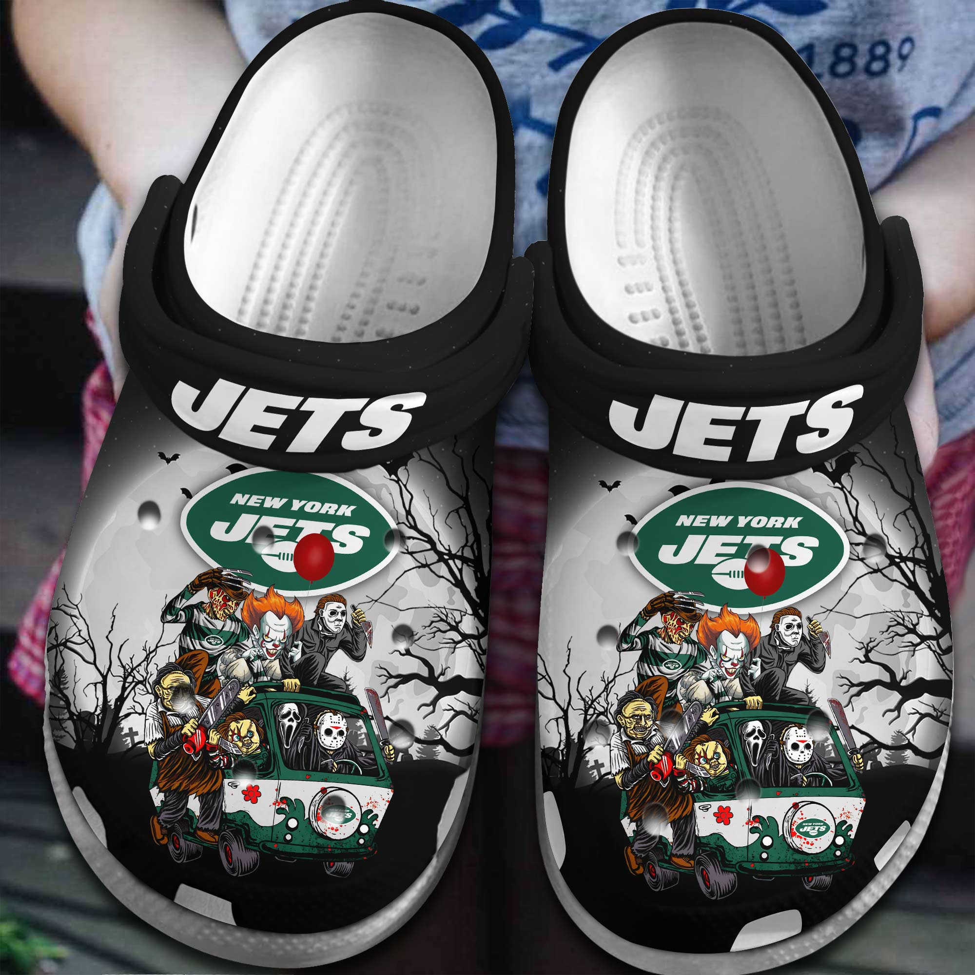 New York Jets Nfl Sport Crocs, New York Jets Comfortable For Men Women And Kids 22
