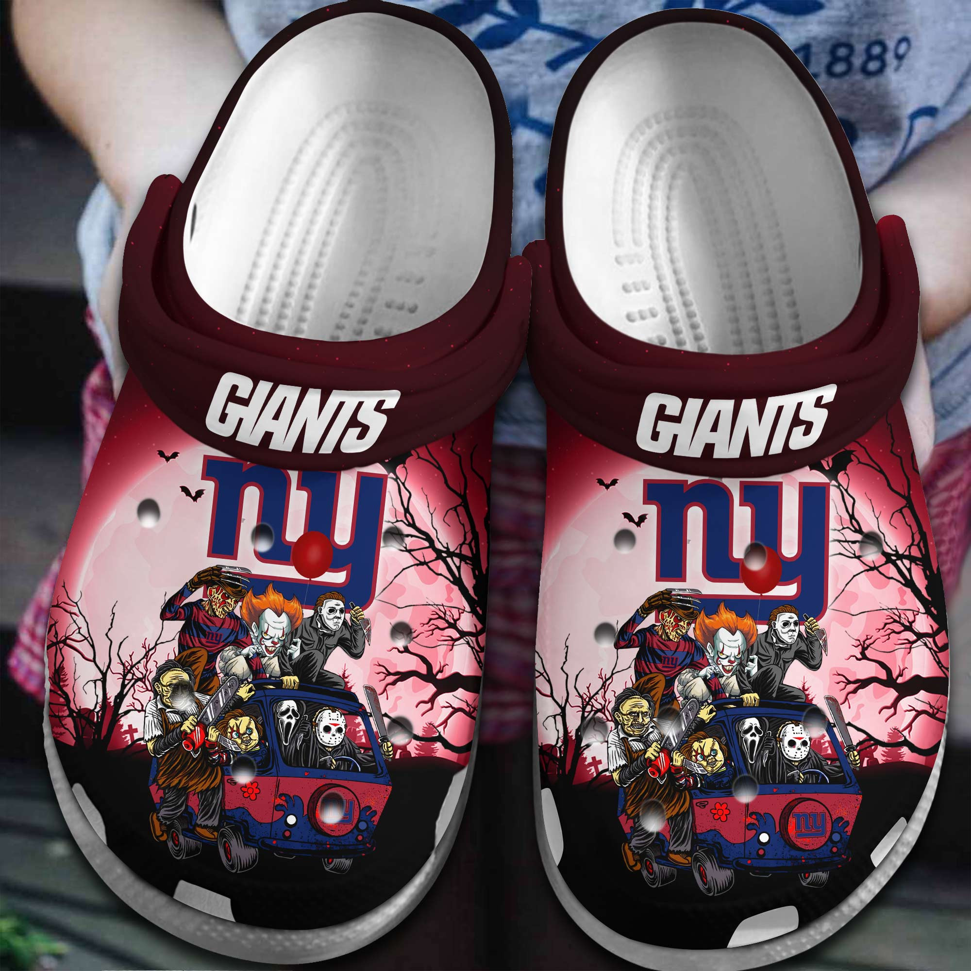 New York Giants Nfl Sport Crocs, New York Giants Comfortable For Men Women And Kids 63