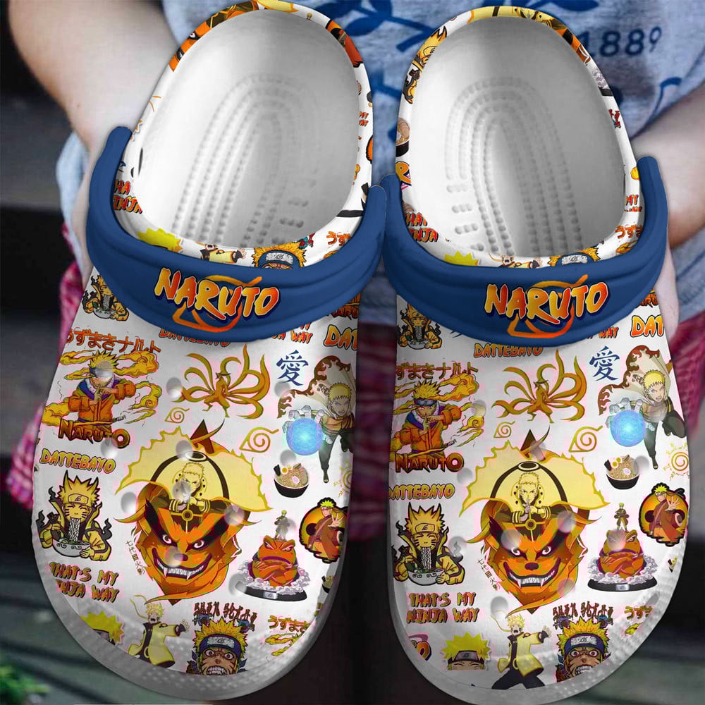 Naruto Anime Cartoon Crocs, Naruto Comfortable For Men Women And Kids