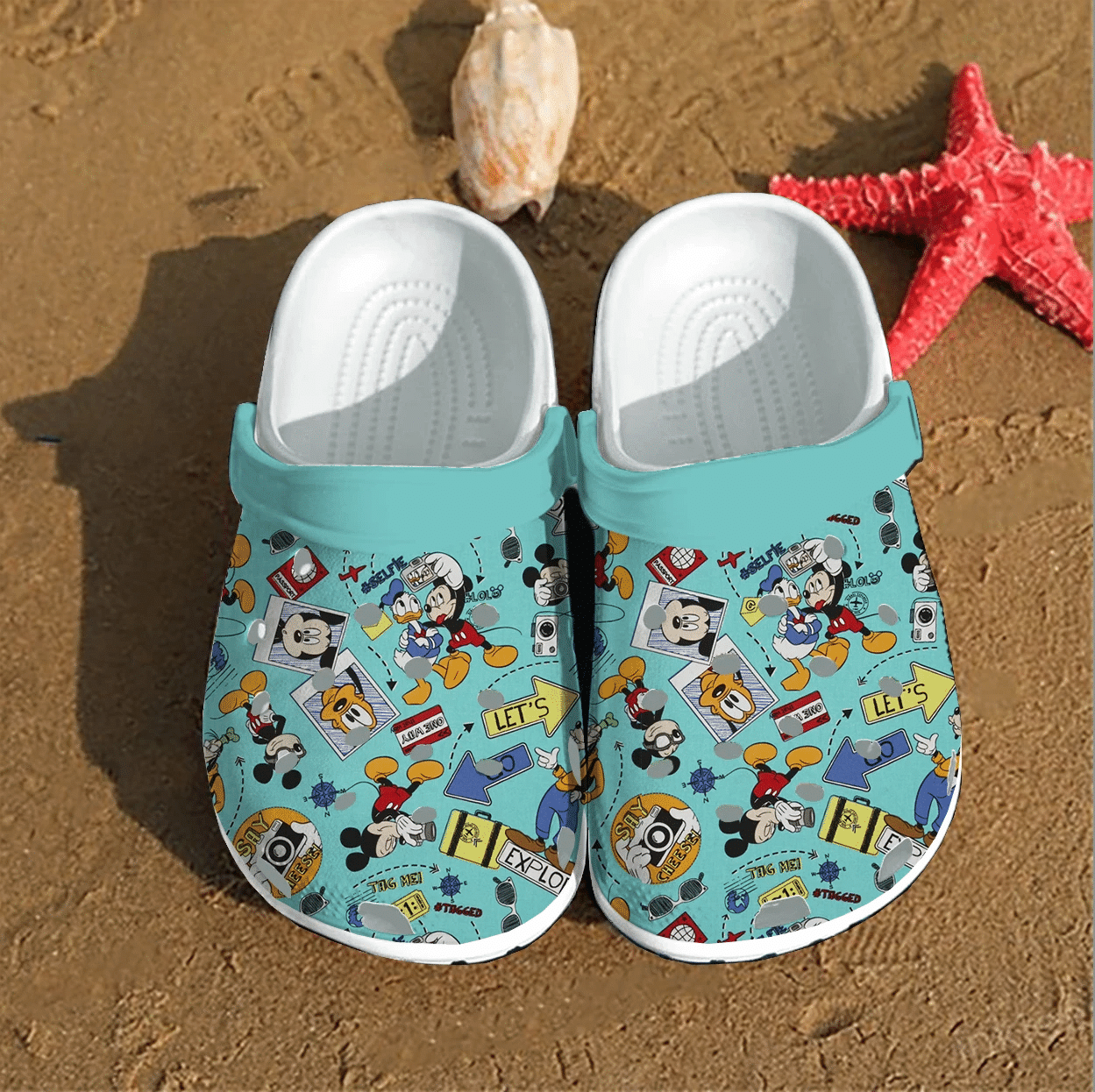 Mouse Crocs Clog Shoes, Mouse Comfortable For Men Women And Kids 92