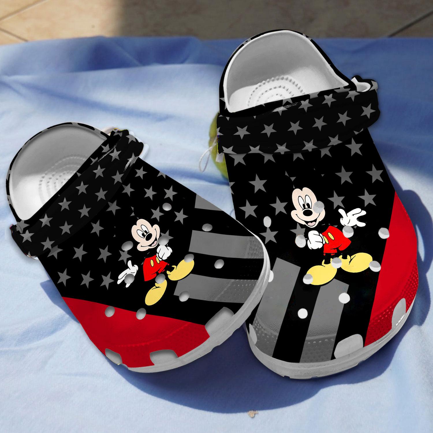 Mouse Cartoon Crocs, Mouse Comfortable For Men Women And Kids 47