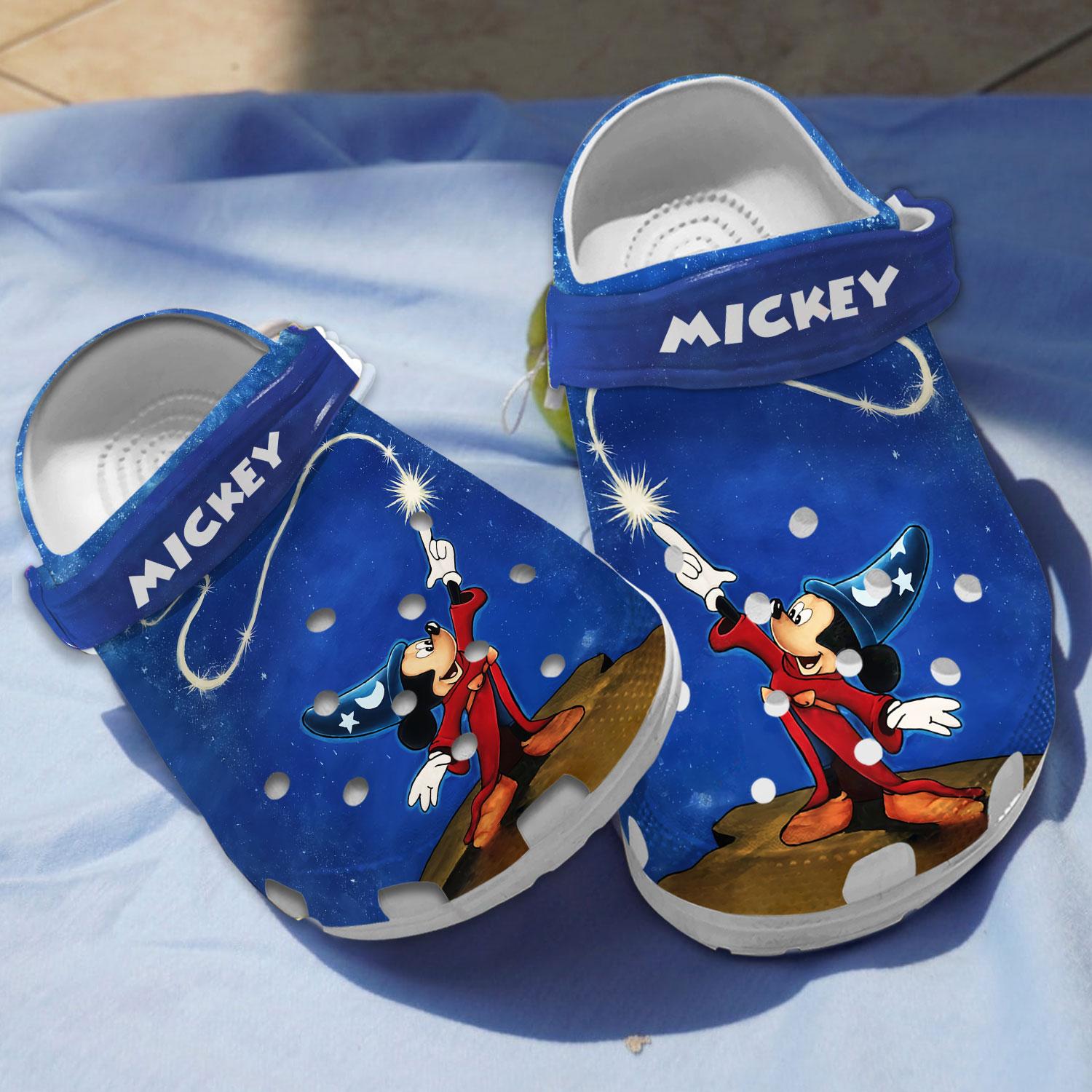 Mouse Cartoon Crocs, Mouse Comfortable For Men Women And Kids 46