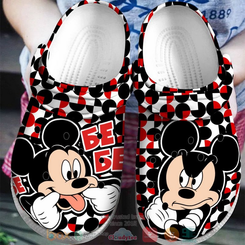 Mouse Cartoon Crocs, Mouse Comfortable For Men Women And Kids 39