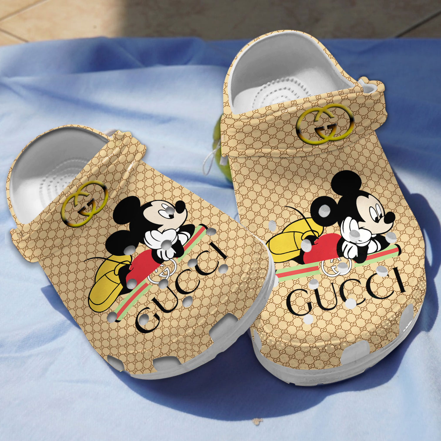 Mouse Cartoon Crocs, Mouse Comfortable For Men Women And Kids 44